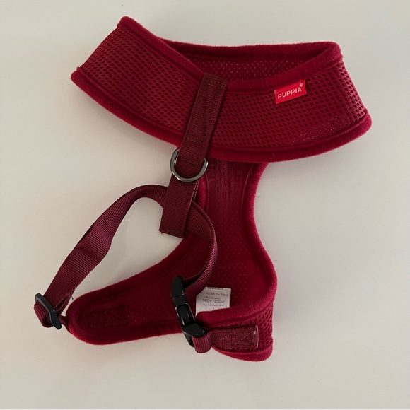 Puppia Soft Dog Harness L Red - Picture 3 of 7